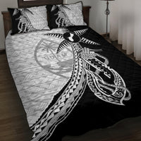 Guam Fish Hook and Palm Tree Quilt Bed Set Polynesian Pattern Half Style