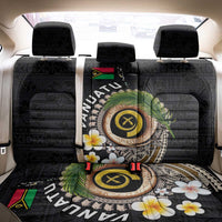 Vanuatu Independence Day Back Car Seat Cover Melanesian Tribal Pig Tusk with Tropical Plants LT03 - Polynesian Pride