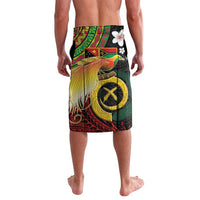 Vanuatu and Papua New Guinea Together Lavalava Bird-of-paradise and Pig Tusk Melanesian Pattern LT03 - Polynesian Pride