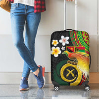 Vanuatu and Papua New Guinea Together Luggage Cover Bird-of-paradise and Pig Tusk Melanesian Pattern LT03 - Polynesian Pride
