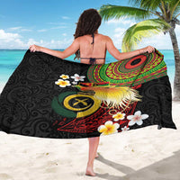 Vanuatu and Papua New Guinea Together Sarong Bird-of-paradise and Pig Tusk Melanesian Pattern LT03 - Polynesian Pride