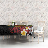 Vanuatu and Papua New Guinea Together Tablecloth Bird-of-paradise and Pig Tusk Melanesian Pattern LT03 - Polynesian Pride