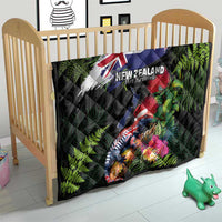 New Zealand Christmas Quilt Meri Kirihimete-Tuatara and Pohutukawa Black Color LT03 - Polynesian Pride