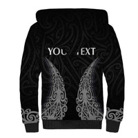 New Zealand Netball Sherpa Hoodie Koru and Maori Tattoo Jersey LT03 - Polynesian Pride