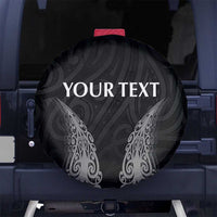 New Zealand Netball Spare Tire Cover Koru and Maori Tattoo Jersey LT03 - Polynesian Pride