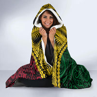 Vanuatu 44th Anniversary Independence Day Hooded Blanket Boars Tusk and Namele Plant LT03