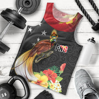 Papua New Guinea Independence Day Men Tank Top PNG Flag and Bird-of-Paradise LT03 - Polynesian Pride
