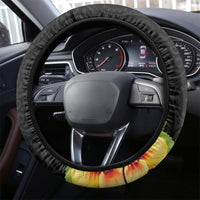 Papua New Guinea Independence Day Steering Wheel Cover PNG Flag and Bird-of-Paradise LT03 - Polynesian Pride