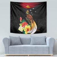 Papua New Guinea Independence Day Tapestry PNG Flag and Bird-of-Paradise LT03 - Polynesian Pride