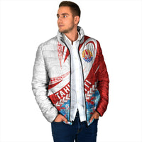 Personalized Tahiti Surfing 2026 Padded Jacket Marquesan Tattoo-Sporty Style LT03 - Polynesian Pride