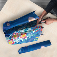 Palau Umbrella Jellyfish with Coral Reefs Ocean Vibe and Tapa Pattern LT03 - Polynesian Pride