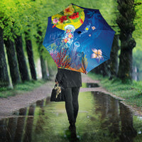 Palau Umbrella Jellyfish with Coral Reefs Ocean Vibe and Tapa Pattern LT03 - Polynesian Pride