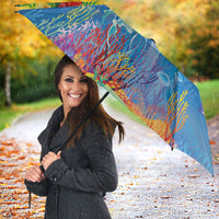 Palau Umbrella Jellyfish with Coral Reefs Ocean Vibe and Tapa Pattern LT03 - Polynesian Pride
