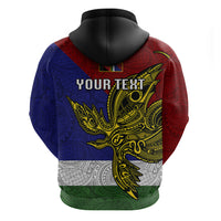 Custom Papua New Guinea Milne Bay Province Hoodie PNG Birds Of Paradise Polynesian Arty Style LT03 - Polynesian Pride