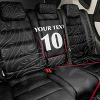 Custom New Zealand Rugby Back Car Seat Cover Maori All Black Championship 2024 and Silver Fern LT03 - Polynesian Pride