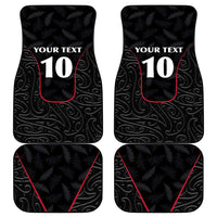 Custom New Zealand Rugby Car Mats Maori All Black Championship 2024 and Silver Fern LT03 - Polynesian Pride