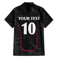 Custom New Zealand Rugby Family Matching Tank Maxi Dress and Hawaiian Shirt Maori All Black Championship 2024 and Silver Fern LT03 - Polynesian Pride