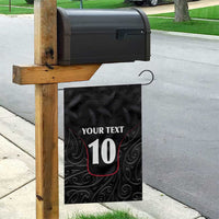 Custom New Zealand Rugby Garden Flag Maori All Black Championship 2024 and Silver Fern LT03 - Polynesian Pride