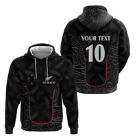 Custom New Zealand Rugby Hoodie Maori All Black Championship 2024 and Silver Fern LT03 - Polynesian Pride