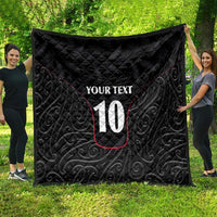 Custom New Zealand Rugby Quilt Maori All Black Championship 2024 and Silver Fern LT03 - Polynesian Pride
