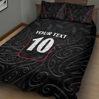 Custom New Zealand Rugby Quilt Bed Set Maori All Black Championship 2024 and Silver Fern LT03 - Polynesian Pride