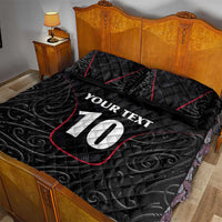Custom New Zealand Rugby Quilt Bed Set Maori All Black Championship 2024 and Silver Fern LT03 - Polynesian Pride