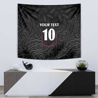 Custom New Zealand Rugby Tapestry Maori All Black Championship 2024 and Silver Fern LT03 - Polynesian Pride
