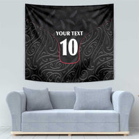 Custom New Zealand Rugby Tapestry Maori All Black Championship 2024 and Silver Fern LT03 - Polynesian Pride