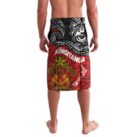 Maori King Movement Lavalava Ko Te Mana Motuhake Emblem with Moko and Polynesian Art Tattoo LT03 - Polynesian Pride