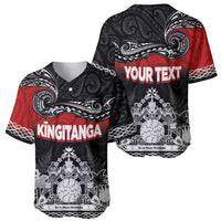 Personalised Maori King Movement Baseball Jersey Te Paki-o-Matariki with Silver Ferns and Polynesian Art Tattoo LT03 - Polynesian Pride