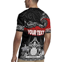 Personalised Maori King Movement Rugby Jersey Te Paki-o-Matariki with Silver Ferns and Polynesian Art Tattoo LT03 - Polynesian Pride