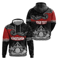 Personalised Maori King Movement Zip Hoodie Te Paki-o-Matariki with Silver Ferns and Polynesian Art Tattoo LT03 - Polynesian Pride