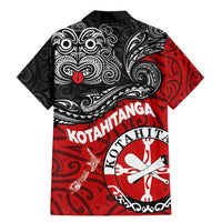 Maori Kotahitanga Family Matching Mermaid Dress and Hawaiian Shirt Aotearoa Spirit with Maori Mask and Polynesian Art Tattoo LT03 - Polynesian Pride