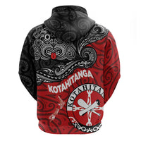 Maori Kotahitanga Hoodie Aotearoa Spirit with Maori Mask and Polynesian Art Tattoo LT03 - Polynesian Pride