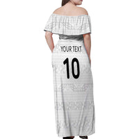 Custom Tonga Ngatu Art Rugby Mate Ma'a Family Matching Off Shoulder Maxi Dress and Hawaiian Shirt LT03 - Polynesian Pride