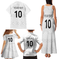 Custom Tonga Ngatu Art Rugby Mate Ma'a Family Matching Tank Maxi Dress and Hawaiian Shirt LT03 - Polynesian Pride