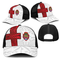 Tonga Ngatu Art Rugby Mate Ma'a Mesh Trucker Cap - Polynesian Pride