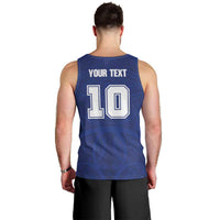 Custom Samoa Rugby Men Tank Top Pacific Motifs - Polynesian Pride