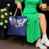 Samoa Rugby Tote Bag Pacific Motifs - Polynesian Pride