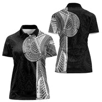 Samoan Tatau Women Polo Shirt Art Tribal Traditional Tattoos LT03 - Polynesian Pride
