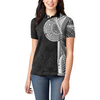 Samoan Tatau Women Polo Shirt Art Tribal Traditional Tattoos LT03 - Polynesian Pride