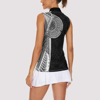 Samoan Tatau Women Sleeveless Polo Shirt Art Tribal Traditional Tattoos LT03 - Polynesian Pride