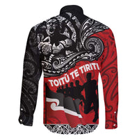 Aotearoa Toitu Te Tiriti Family Matching Mermaid Dress and Hawaiian Shirt Honoring Te Tiriti o Waitangi Maori Haka LT03 - Polynesian Pride