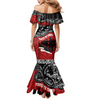 Aotearoa Toitu Te Tiriti Family Matching Mermaid Dress and Hawaiian Shirt Honoring Te Tiriti o Waitangi Maori Haka LT03 - Polynesian Pride