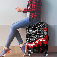 Aotearoa Toitu Te Tiriti Luggage Cover Honoring Te Tiriti o Waitangi Maori Haka LT03 - Polynesian Pride