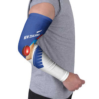 Custom New Zealand Cricket Arm Sleeves Kiwi Birds Haka Dance Blue Fern Sporty Style LT03 - Polynesian Pride