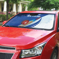 New Zealand Cricket Auto Sun Shade Kiwi Birds Haka Dance Blue Fern Sporty Style LT03 - Polynesian Pride
