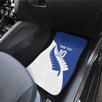 Custom New Zealand Cricket Car Mats Kiwi Birds Haka Dance Blue Fern Sporty Style LT03 - Polynesian Pride
