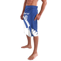 Custom New Zealand Cricket Lavalava Kiwi Birds Haka Dance Blue Fern Sporty Style LT03 - Polynesian Pride