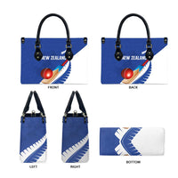 New Zealand Cricket Leather Bag Kiwi Birds Haka Dance Blue Fern Sporty Style LT03 - Polynesian Pride